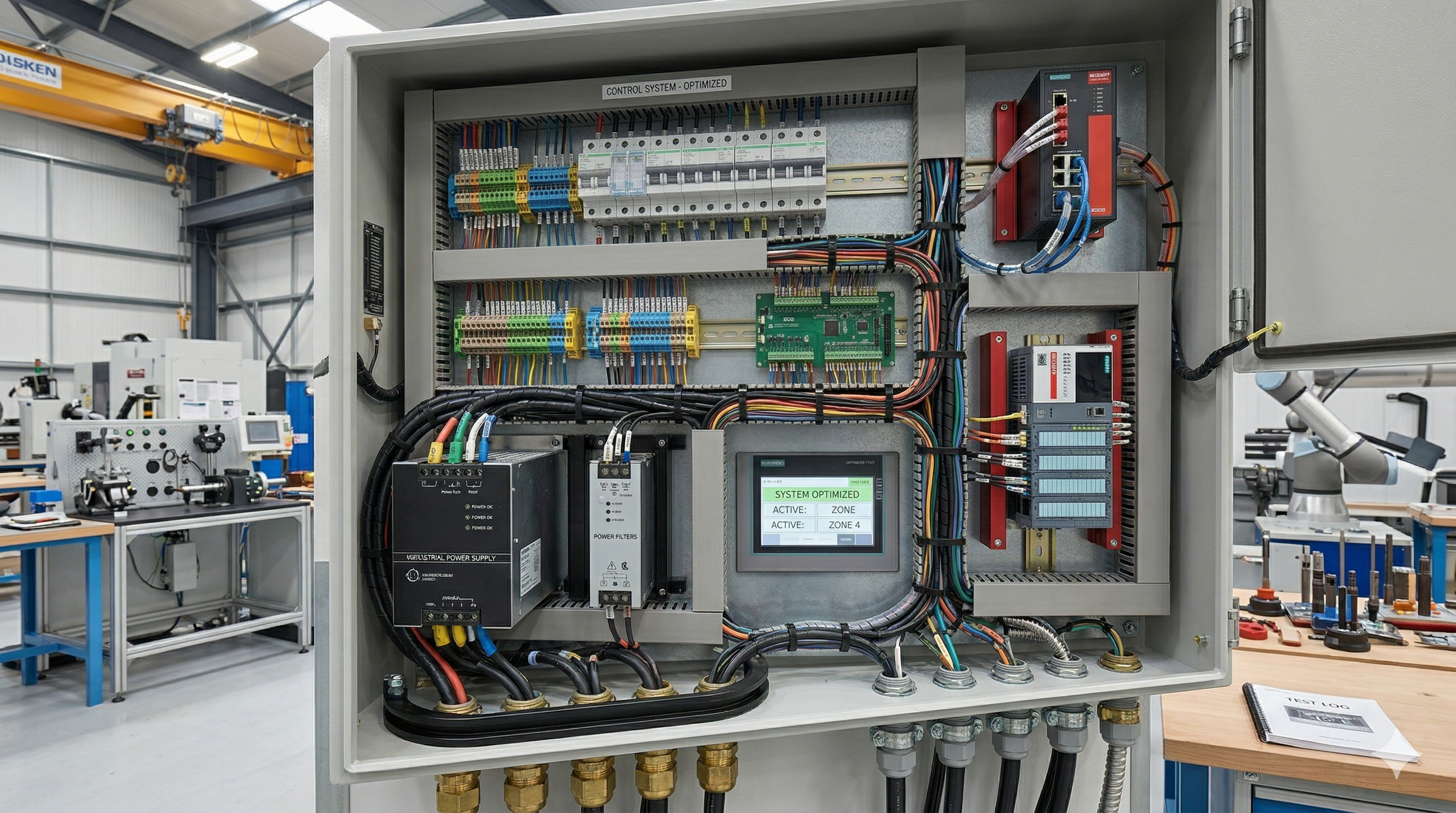 Electrical panel cable management