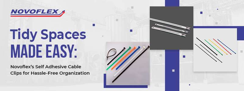 Novoflex’s Self Adhesive Cable Clips for Hassle-Free Organization