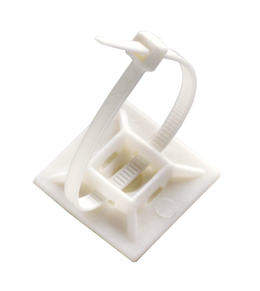 Fire Retardant Adhesive Backed Cable Tie Mounts