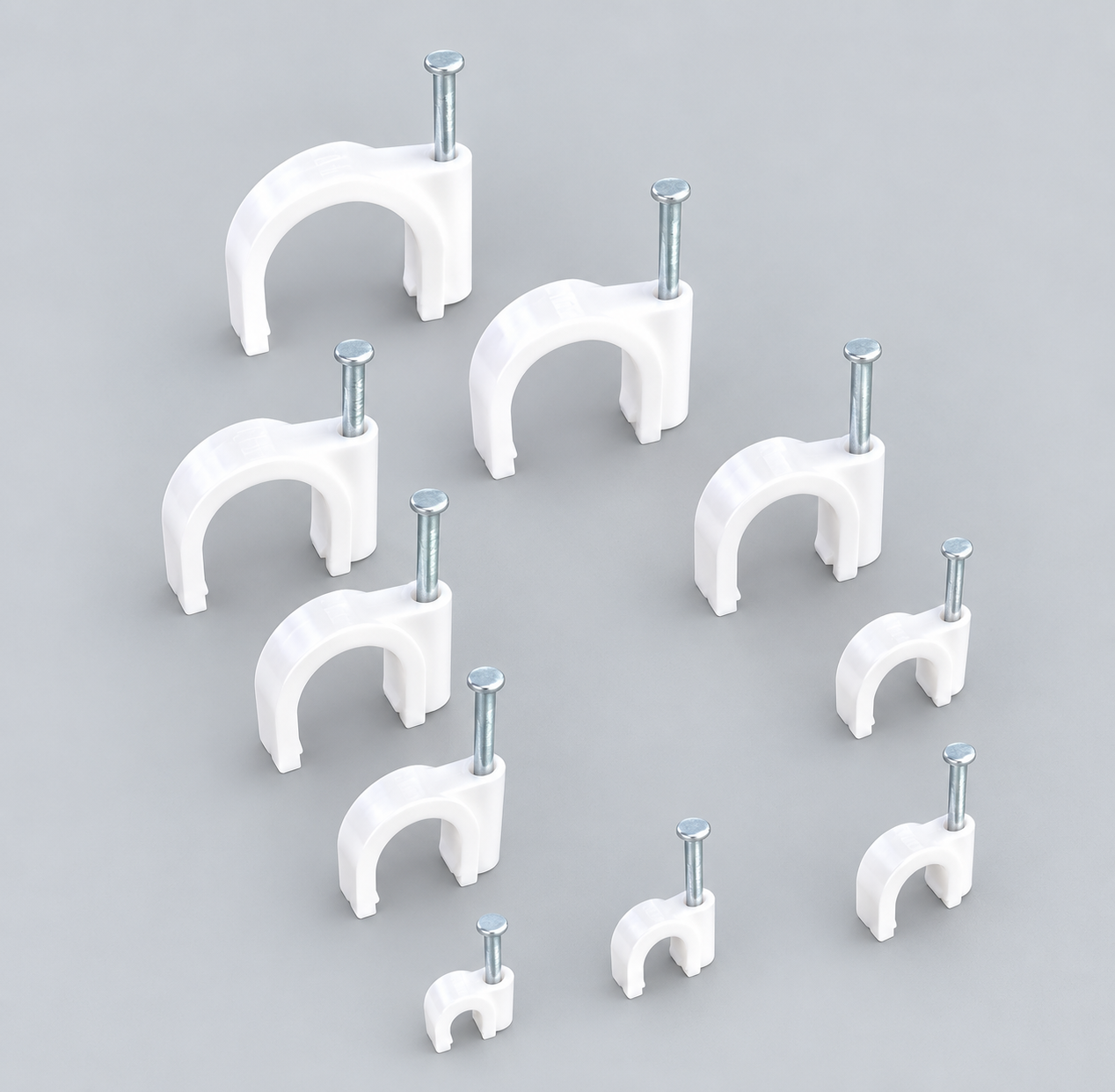 Round Nail Cable Clip