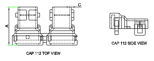 CAP for Connectors technical drawing