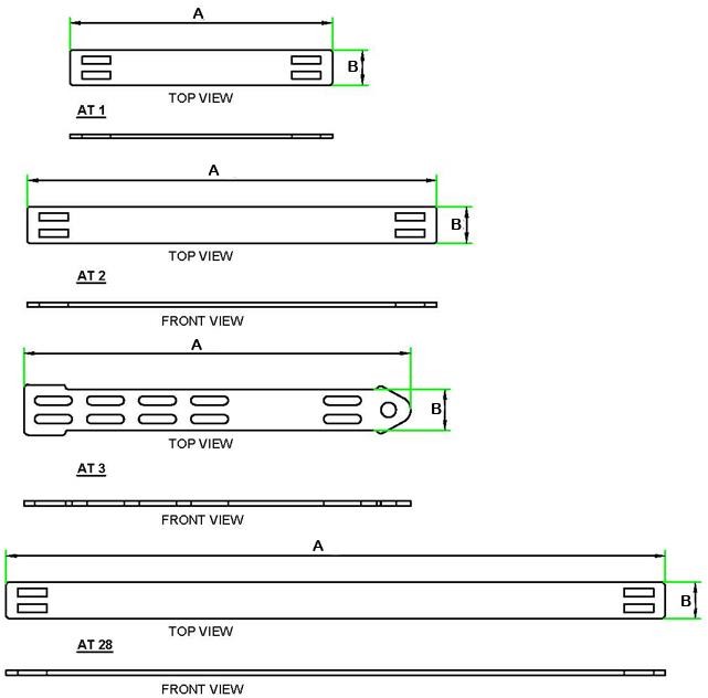 Carrier Strips technical drawing