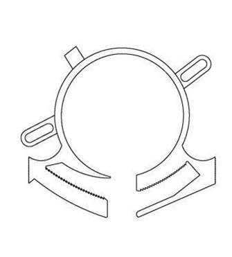 Snapper Capacitor Holder technical drawing