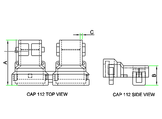 CAP for Connectors technical drawing