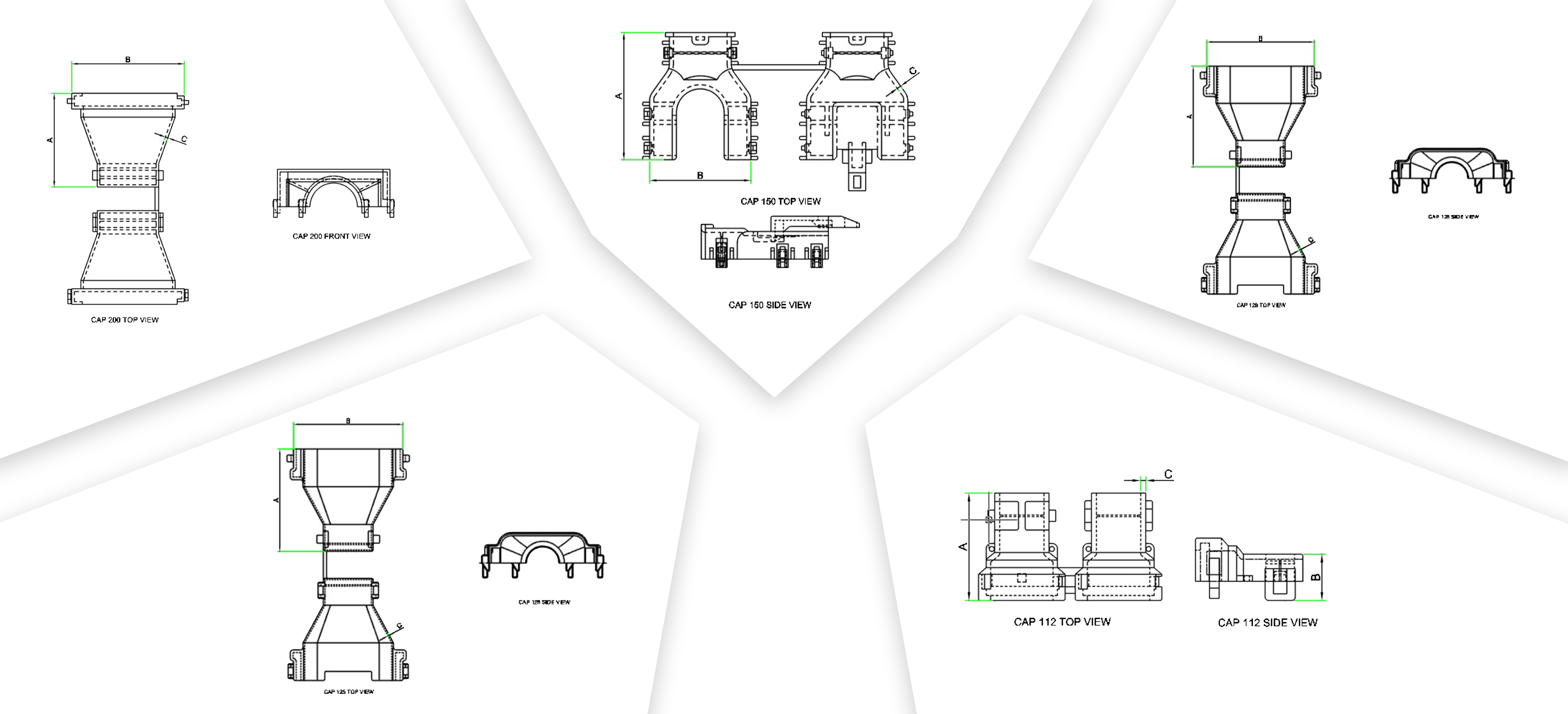 Mid-Way Wire Connector technical drawing